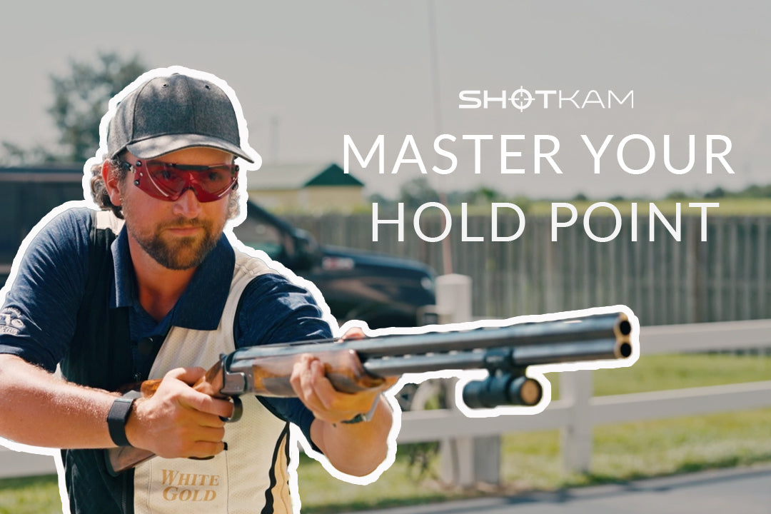 Master your hold point in Canada: Professional marksman perfecting his aim using a ShotKam-mounted shotgun.