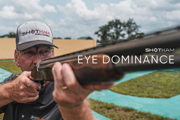 Canadian marksman practicing eye dominance with a shotgun, enhanced by ShotKam's advanced gun camera technology for precision shooting.
