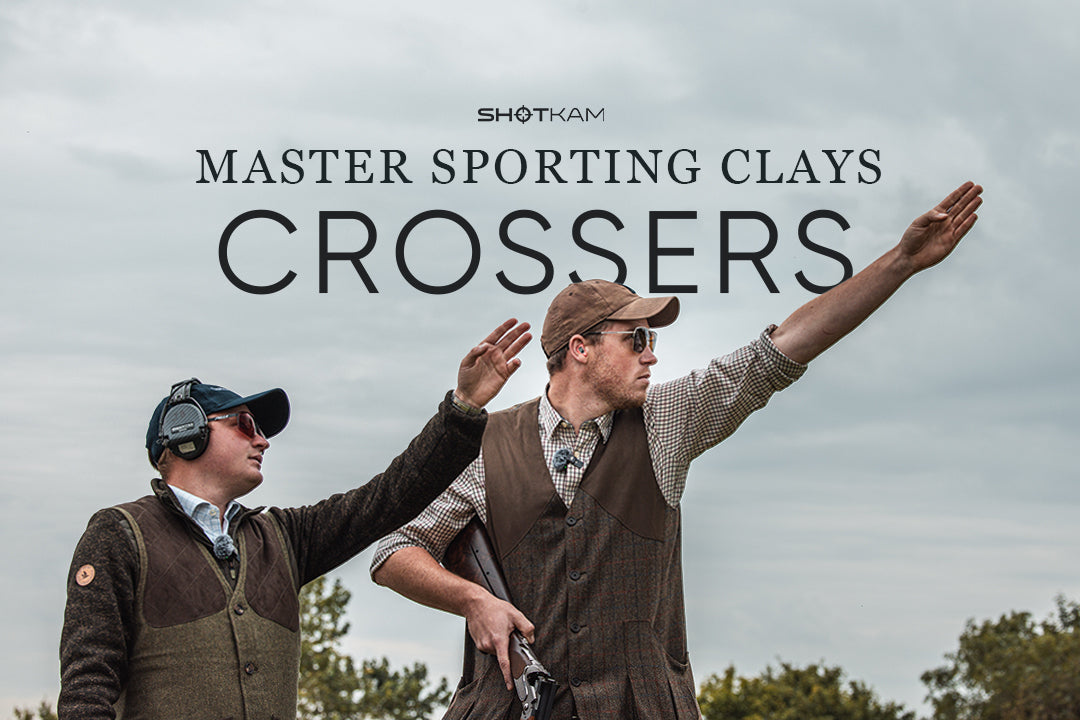 Outdoor sporting clays training in Canada with ShotKam, showcasing crossers in the Master Sporting Clays series.