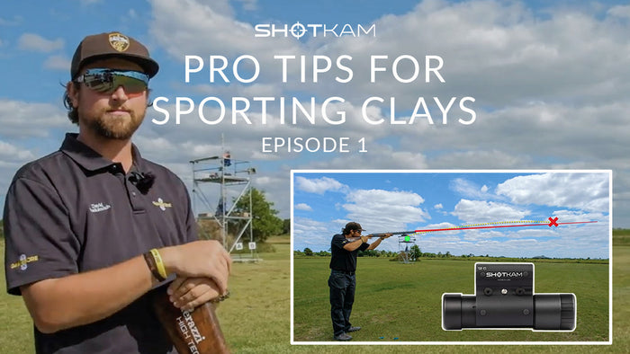 Pro tips for improving clay shooting skills in Canada, demonstrated with a ShotKam camera to analyze shooting techniques.