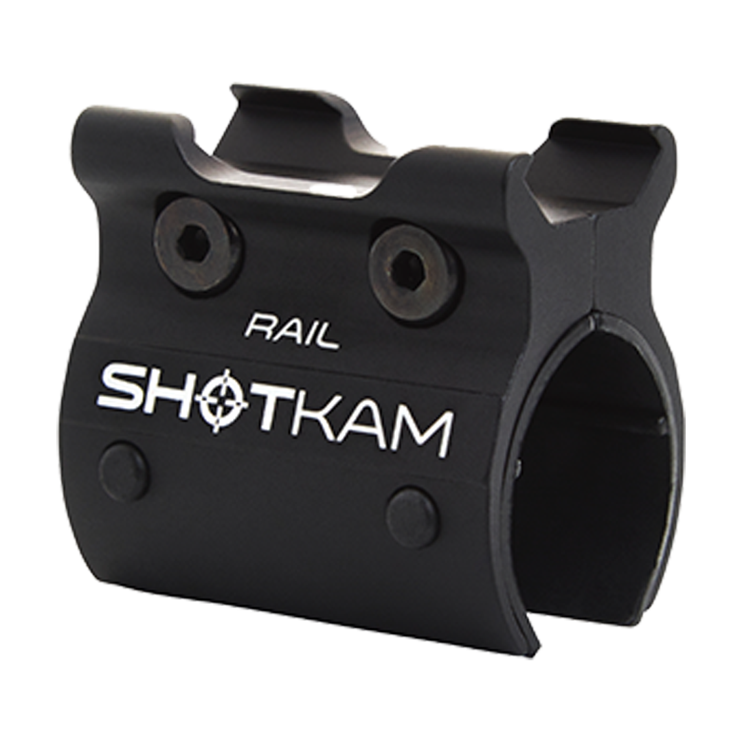 ShotKam Rail Mini Mount – This sturdy rail mount fits Picatinny and Weaver systems, securely attaching the Gen 4 Mini ShotKam to Canadian shooters’ rifles for clear video footage.