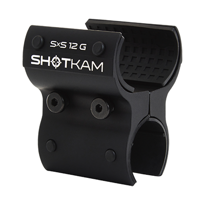 SxS 12 Gauge ShotKam Mount – Built for side-by-side 12 gauge shotguns, this mount provides secure attachment for the Gen 4 Mini ShotKam, perfect for Canadian hunters.